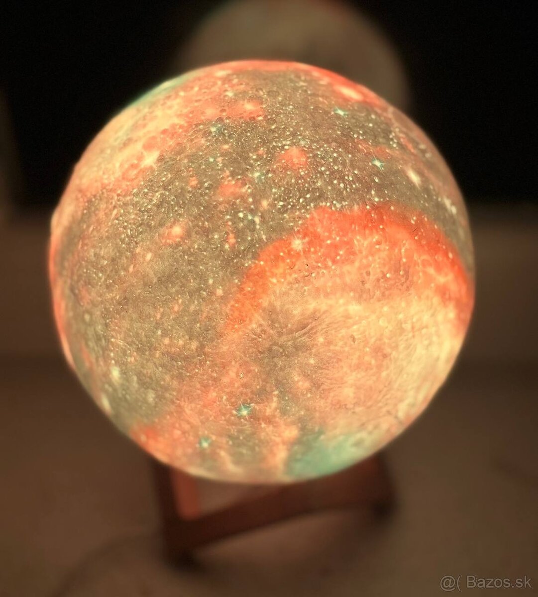 Lampa mesiac / mesačné svetlo (mení farby) LED - 9