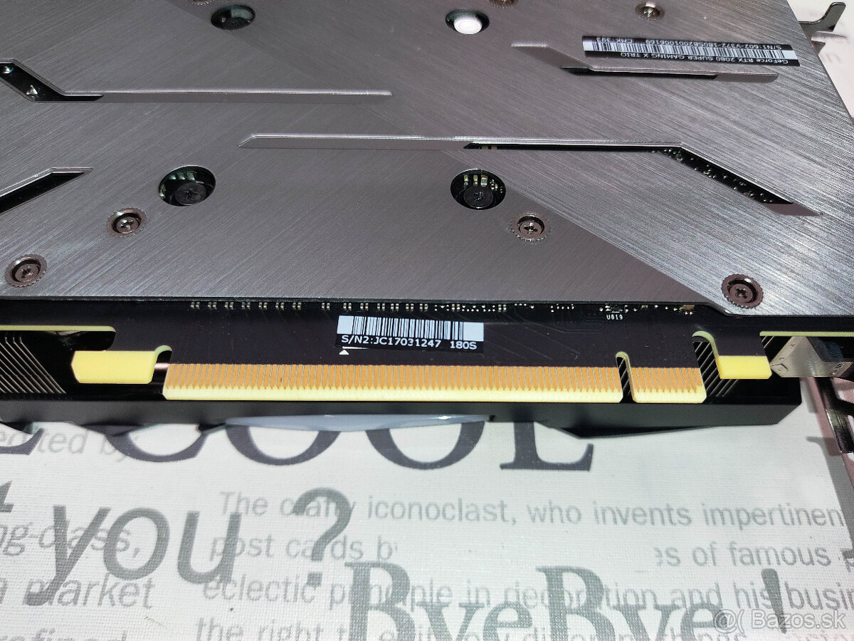 MSI Gaming X Trio NVidia RTX 2080 Super 8GB GDDR6 - 9