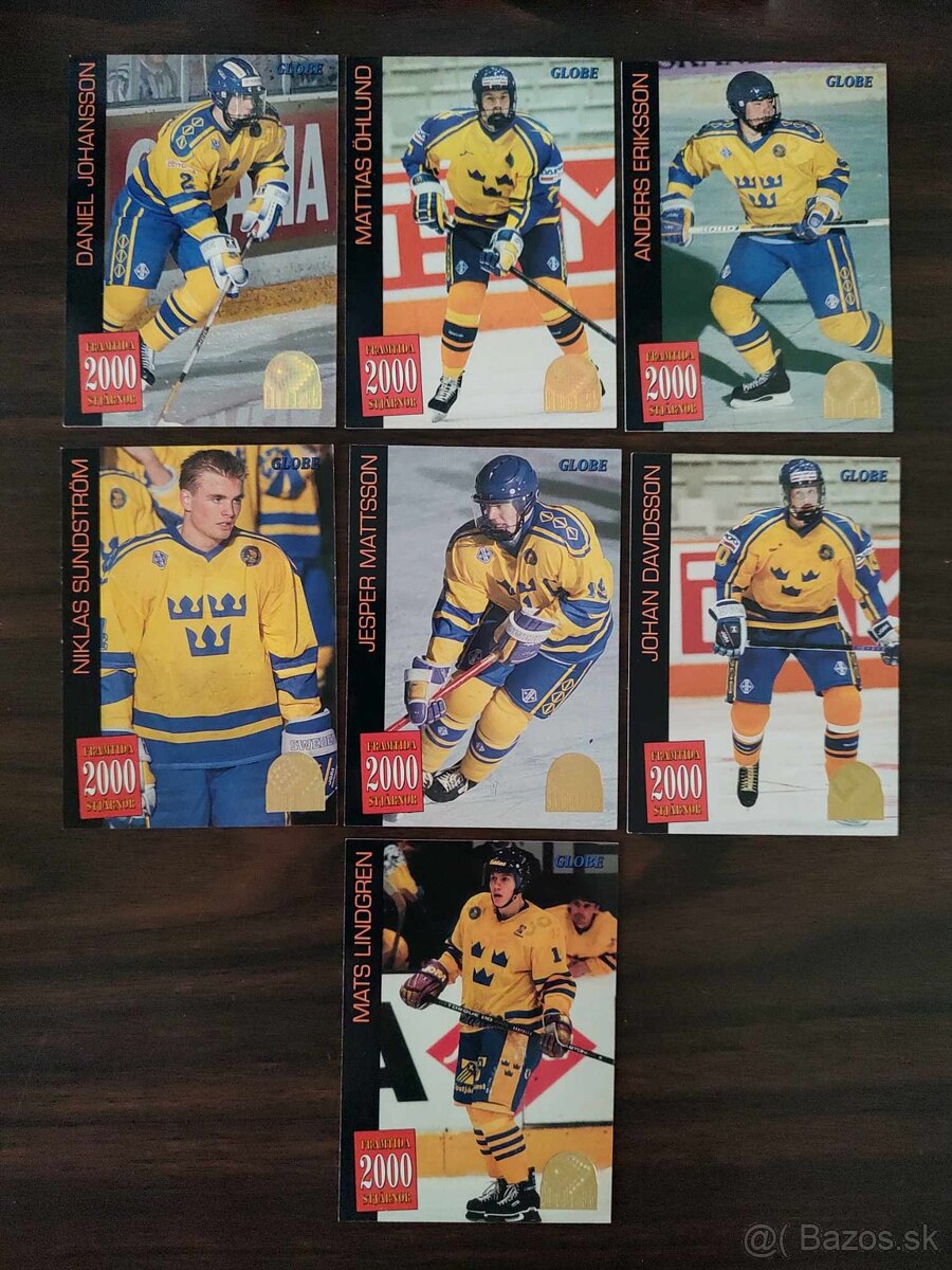 Predám hokejové kartičky repre. (Wien96, Globe95, Semic95..) - 9