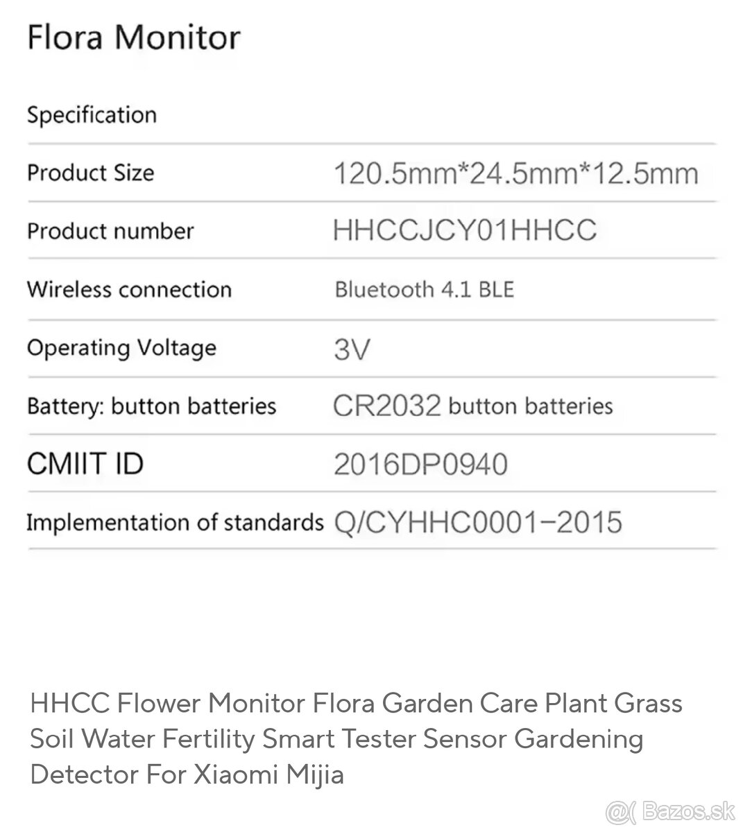 Xiaomi Mijia HHCC senzor - 9
