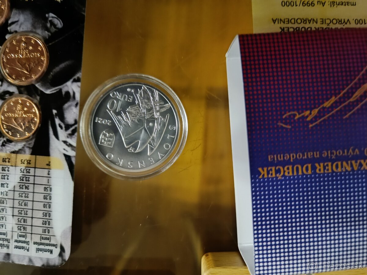 Predam komplet sadu A.Dubčeka -medaile,Ag mince,sady - 9