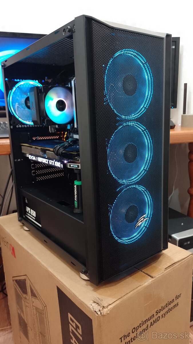 Výkonný herný PC – Ryzen 5 + GTX 1080 Ti 11GB +NVMe+ Win11 - 9