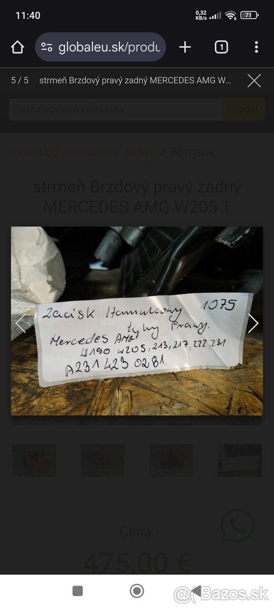 Brzdové strmene - 9