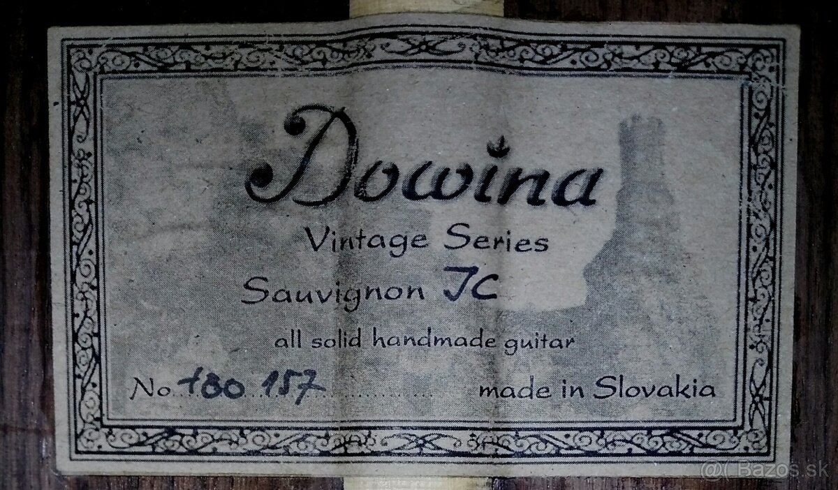 Predam el.ak. gitaru Dowina Sauvignon JC + kufor. Zn.cena. - 9