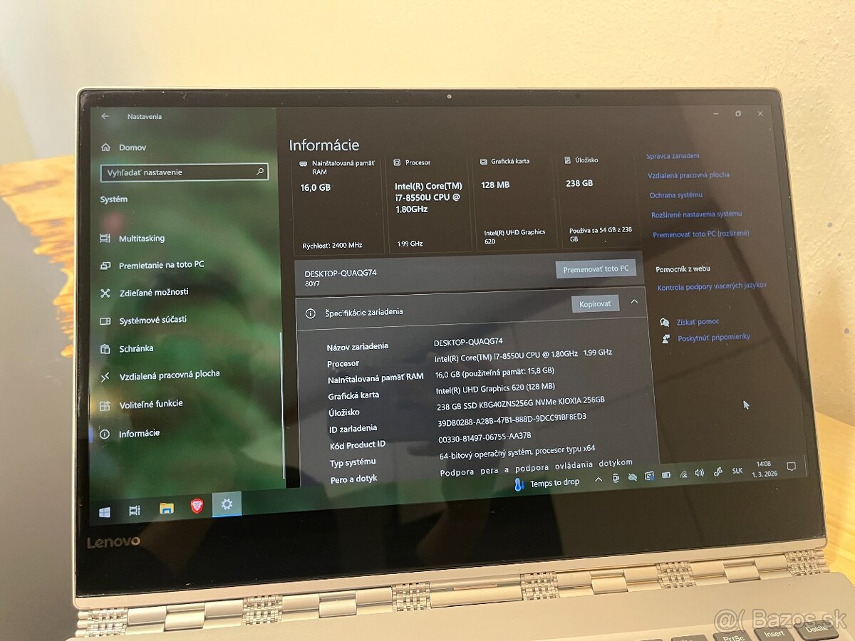 Lenovo Yoga 920-13ikb - 9
