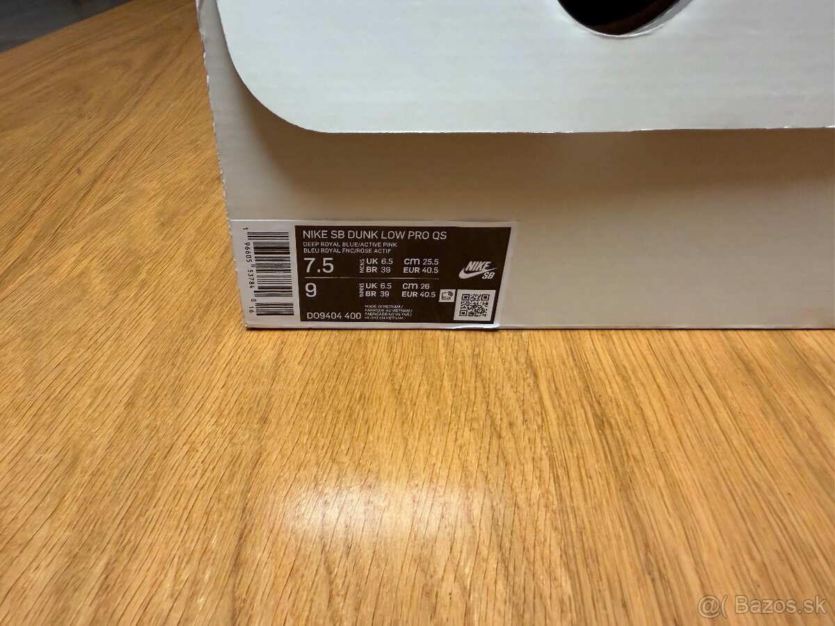 Nike SB DUNK LOW PRO QS Run The Jewels EUR 40,5 - 9