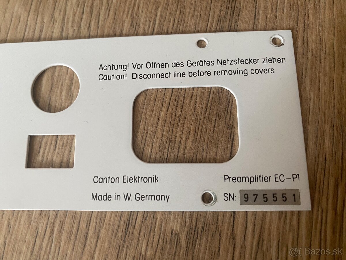 Canton EC-P1 predzosilňovač / Equivalent MBL Audio - 9