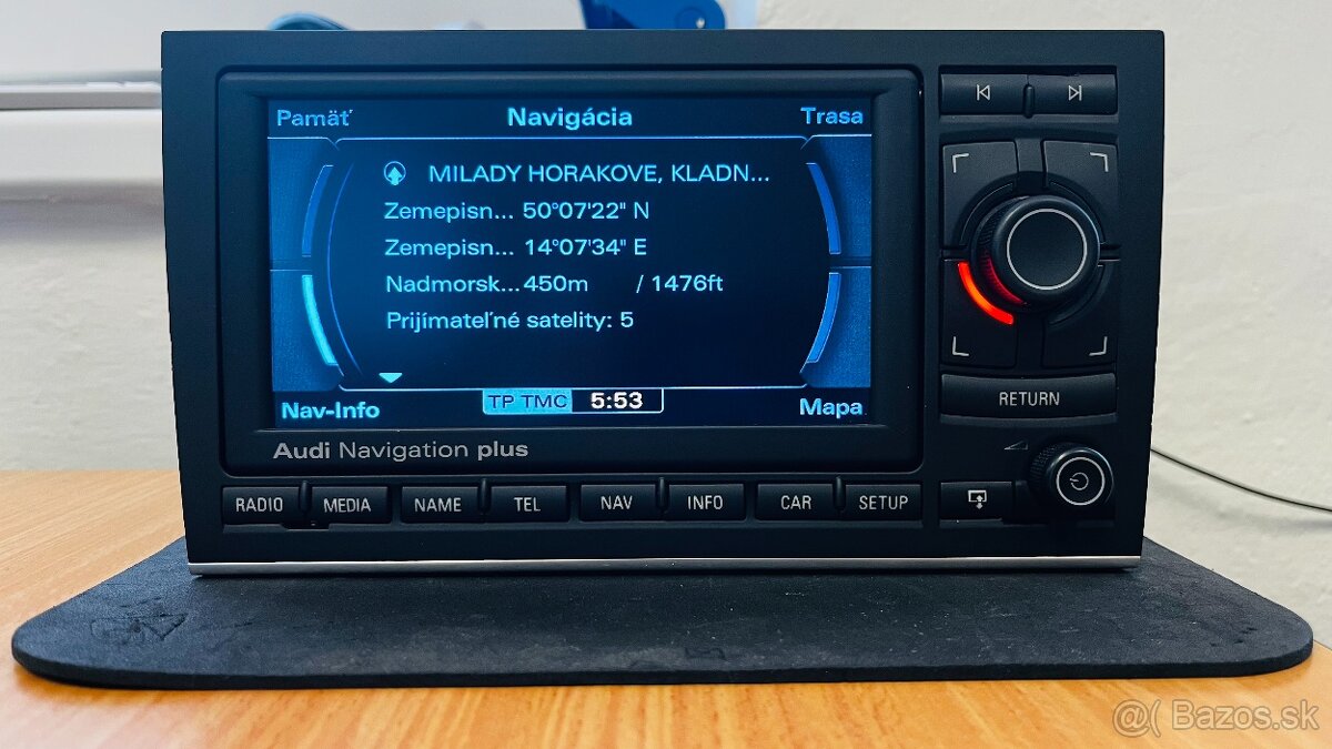 Audi Navigation Plus - RNS-E - A4 B6/7 (RNSE) - LED verze - 9