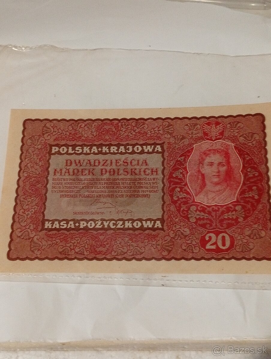 Predám vzacne Poľske Marky 1919 - 9
