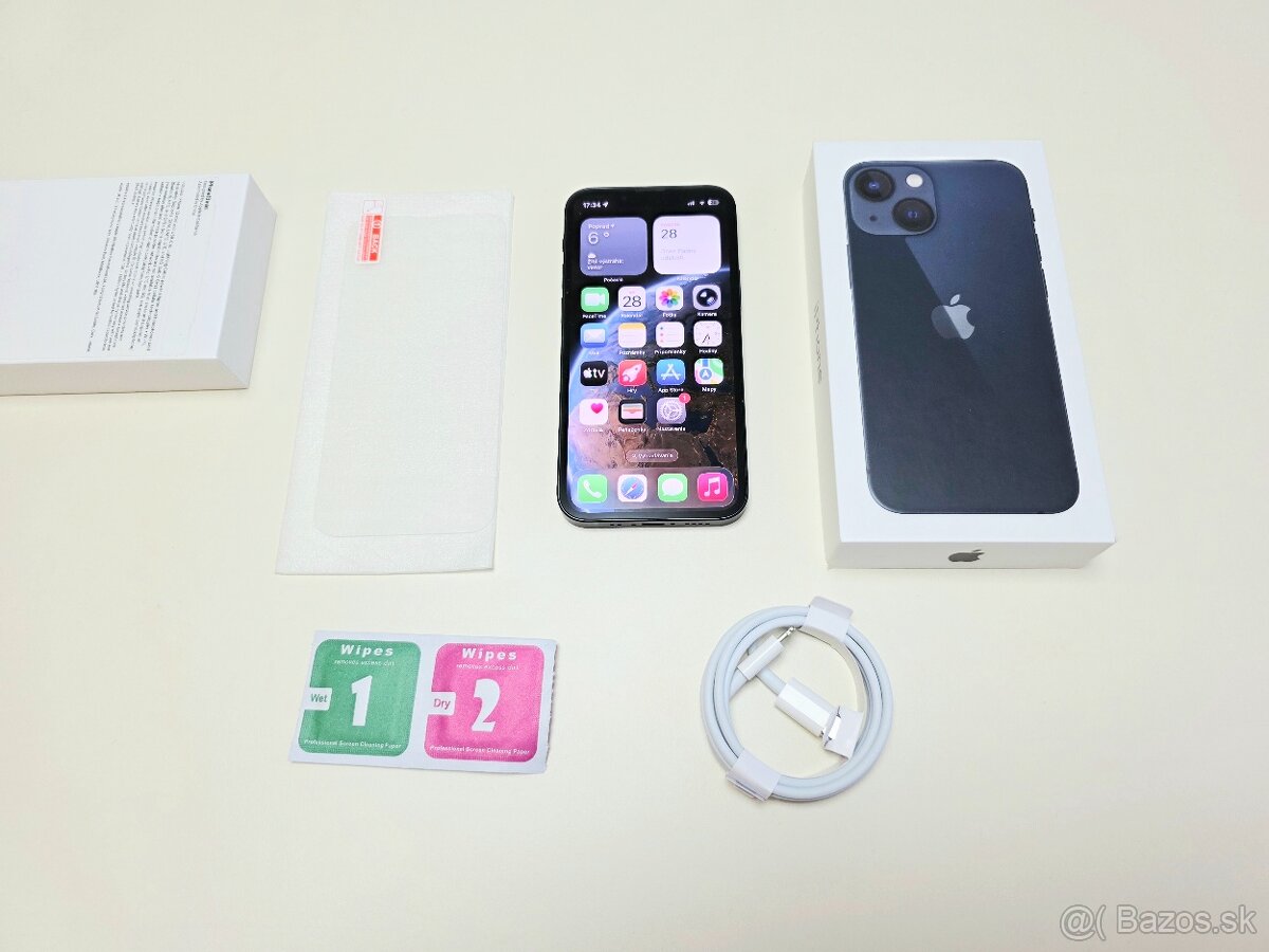 APPLE IPHONE 13 mini 256gb,ZDRAVIE BATERKY 100% - 9