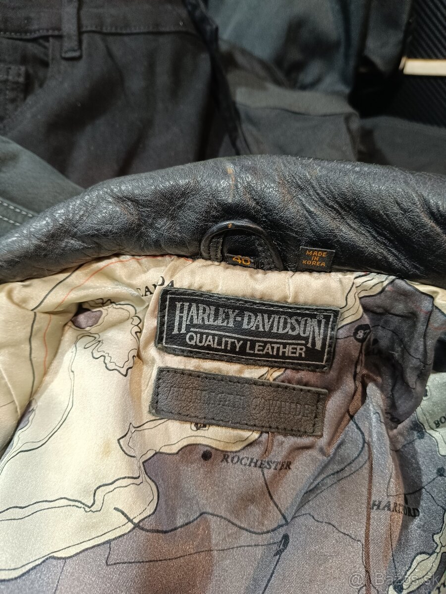 Kožená Bunda HARLEY -DAVIDSON veľkosť 40 - 9