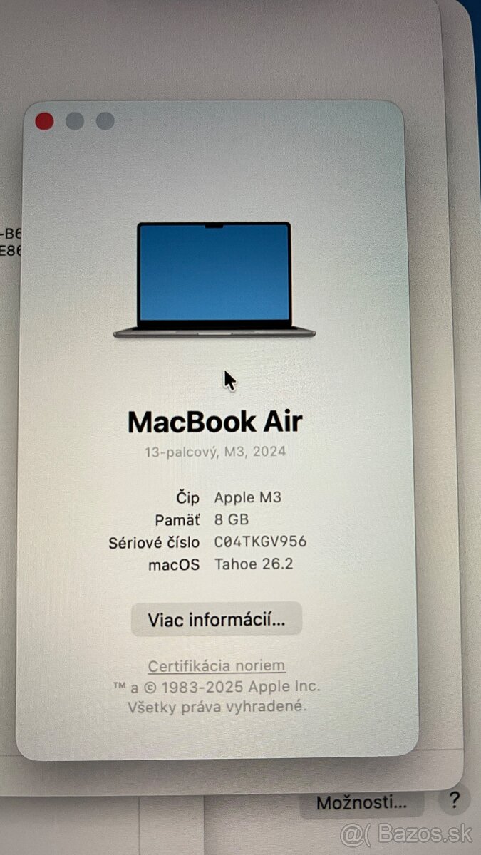MacBook Air M3 13,6” 8GB/256GB (2024) - 9