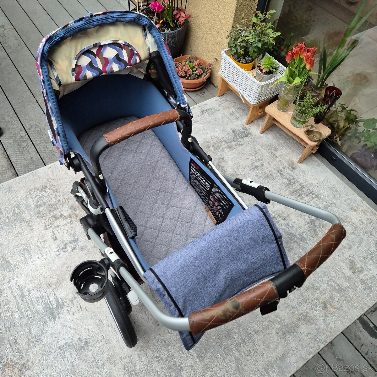 Kočík Bugaboo Fox, farba Blue Melange - 9