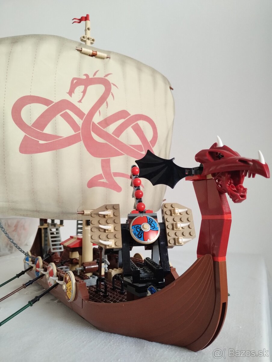 LEGO 7018 Viking Ship challenges the Midgard Serpent - 9