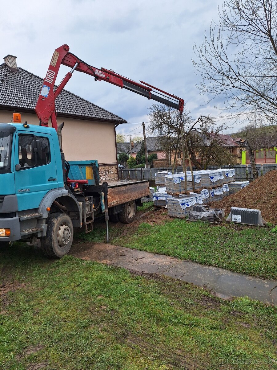 Nákladná doprava s hydraulickou rukou - 9