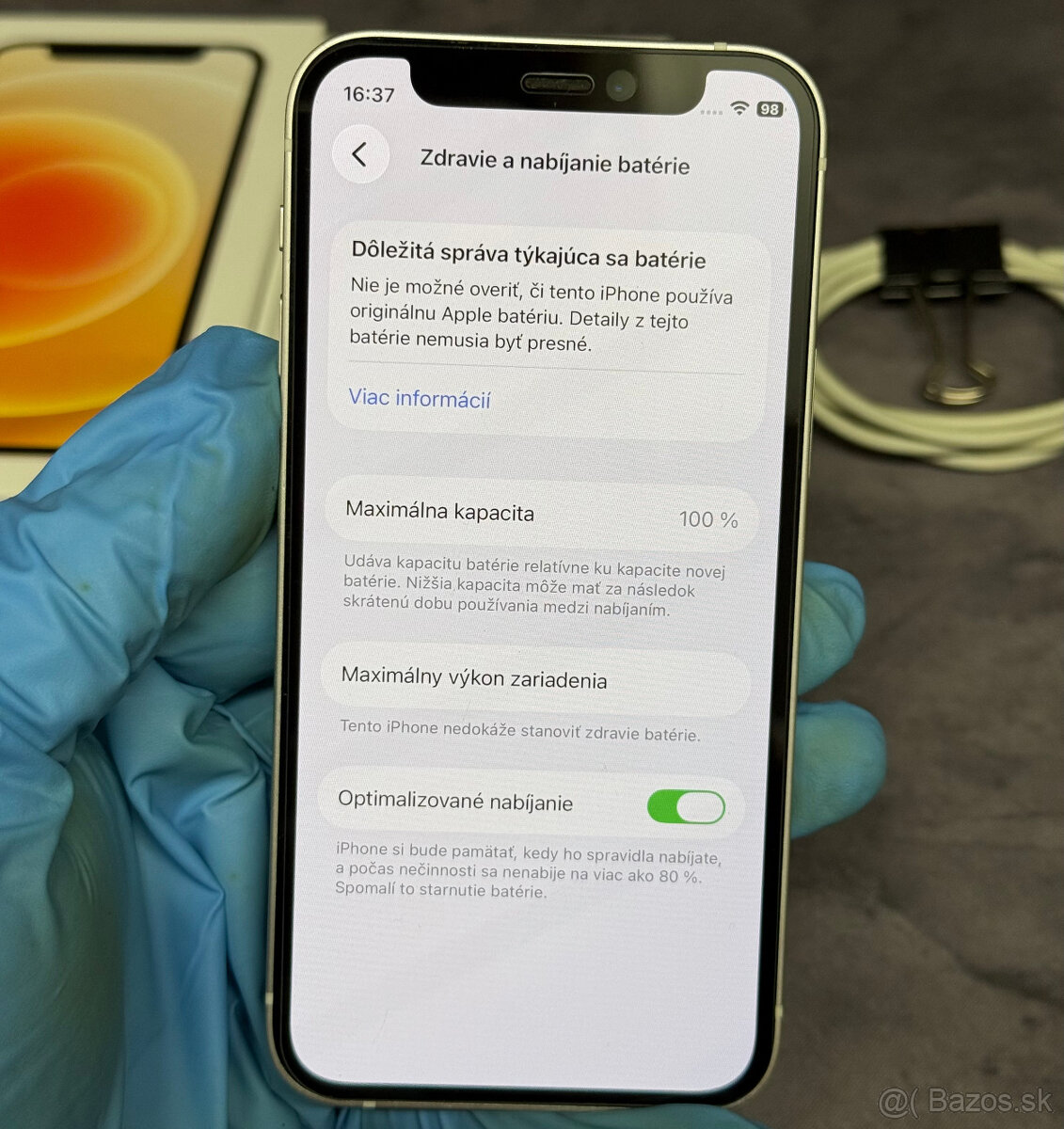 Apple iPhone 12 Mini 64 GB White / nová batéria - 9