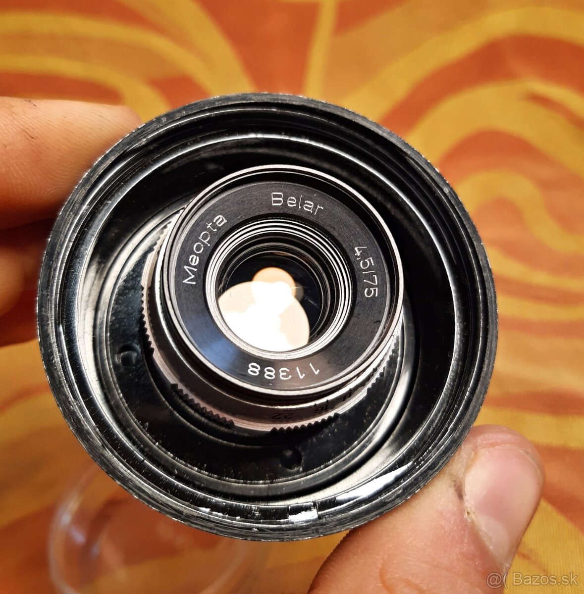 Zvětšovací objektiv Meopta Belar 4.5/75 pro 6x6 - 9
