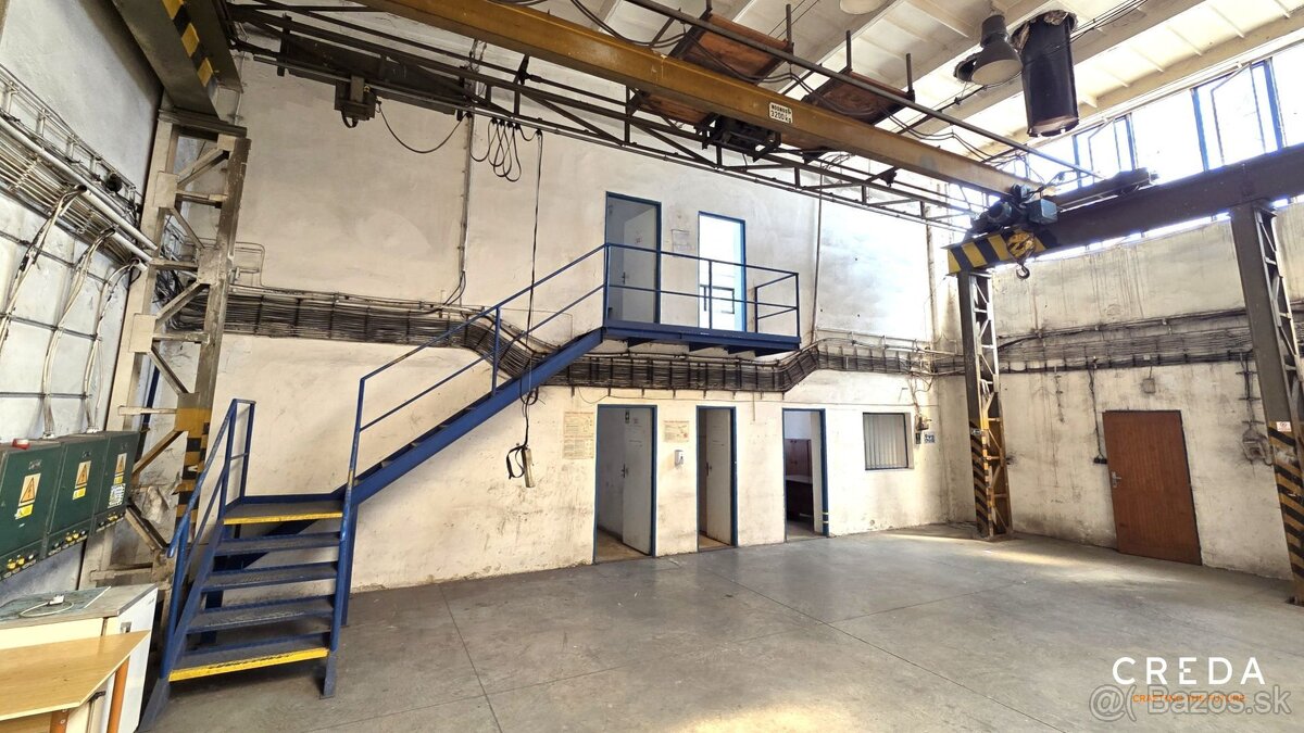CREDA | prenájom 1 662 m2 výrobná hala, Nitra - 9