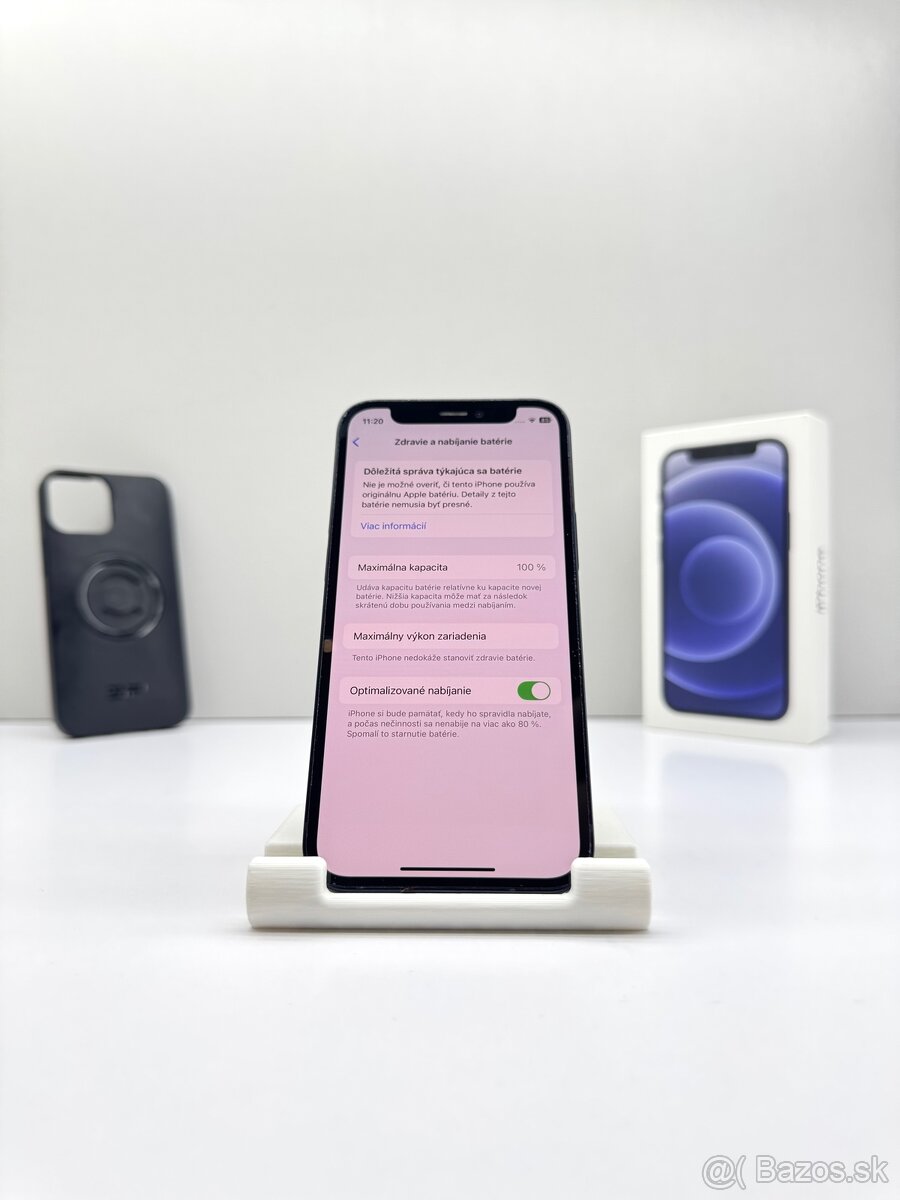 iPhone 12 MINI BLACK 100% NOVÁ BATÉRIA TOP STAV - 9