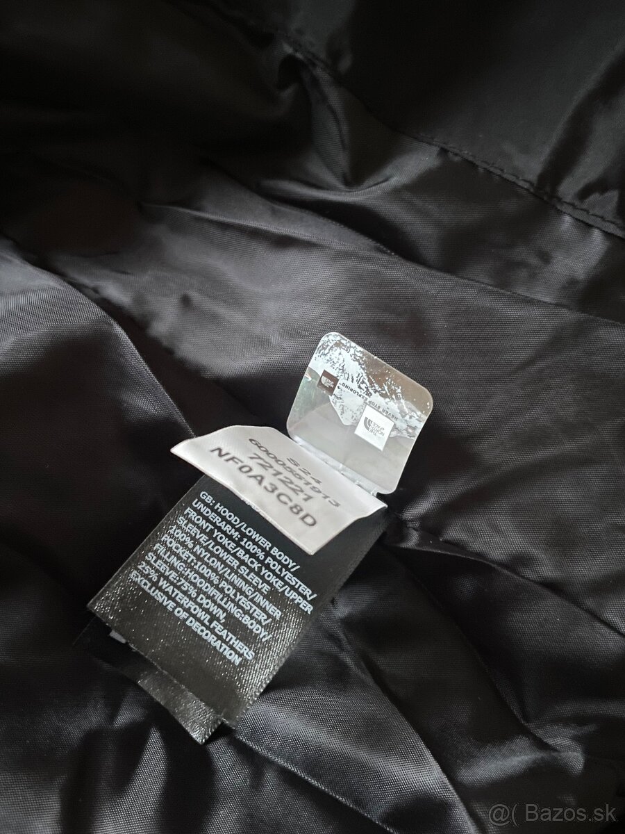 The north face čierna zimná bunda - L - 9
