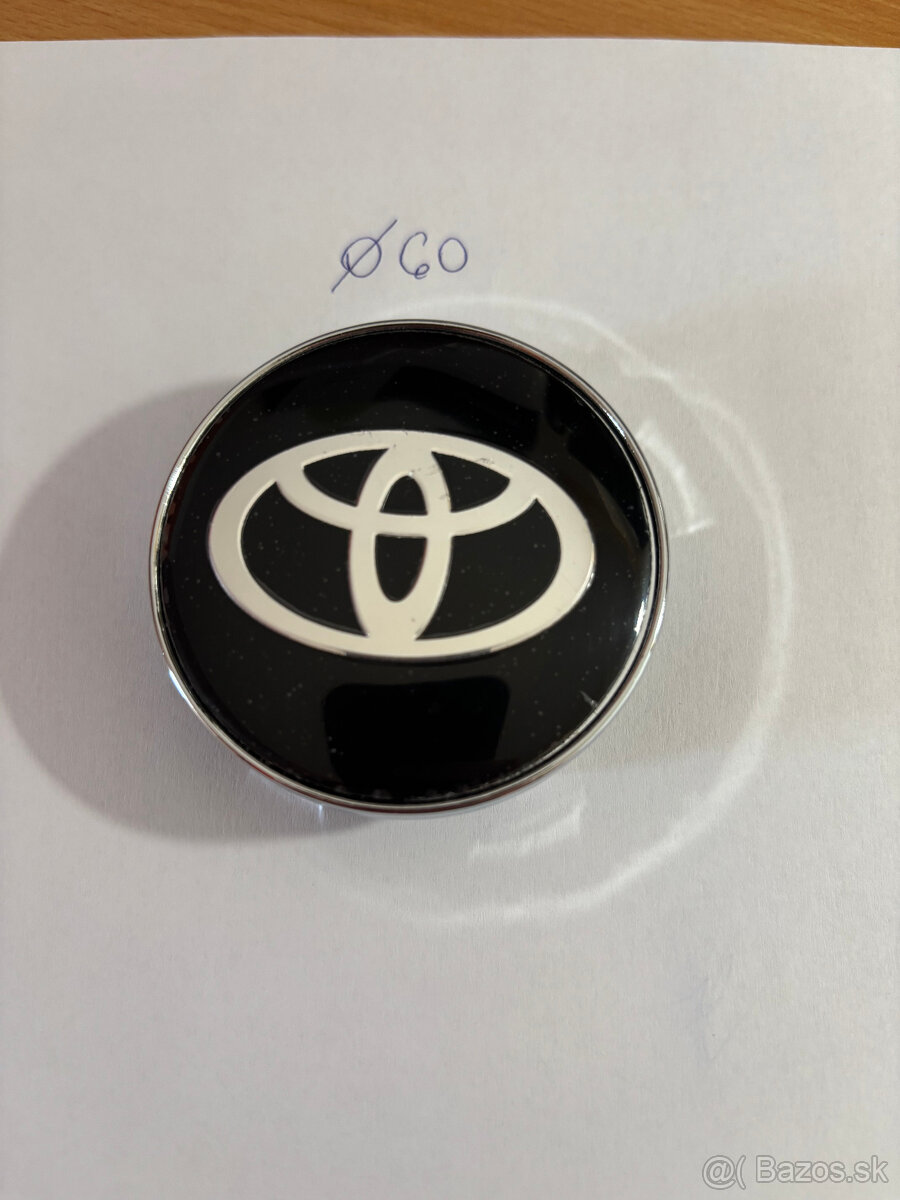 Stredové krytky (pukličky) Toyota priemeru 57,60 a 62 mm - 9