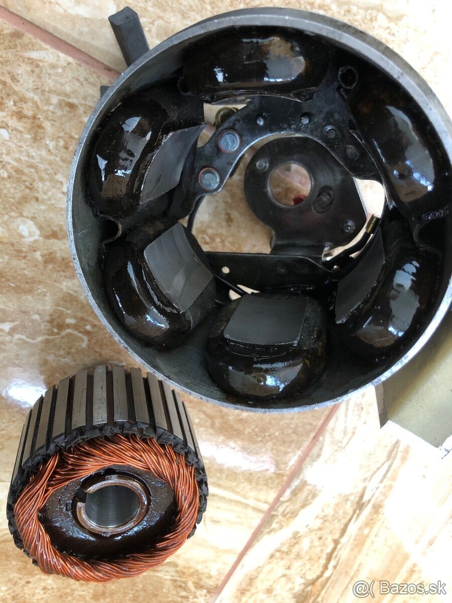 Jawa 250 / 353 kývačka polbubnová zapalovanie po GO , + pól - 9