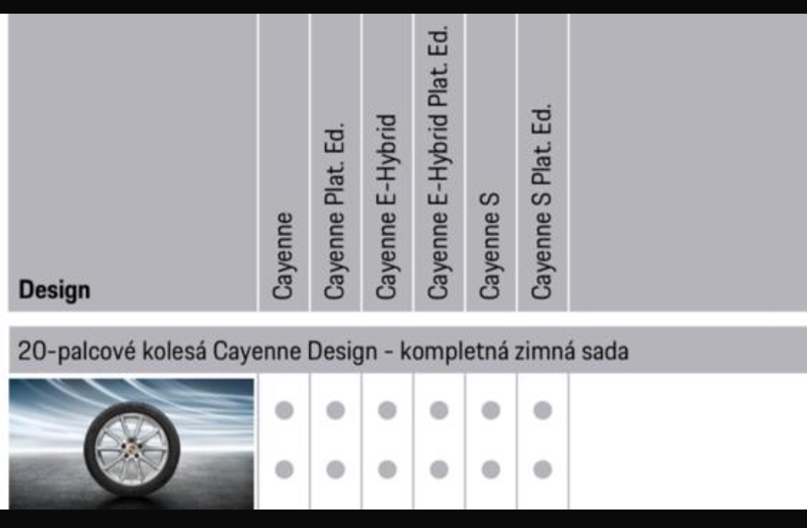 Porsche Cayenne (20”) - zimná sada kolies - 9
