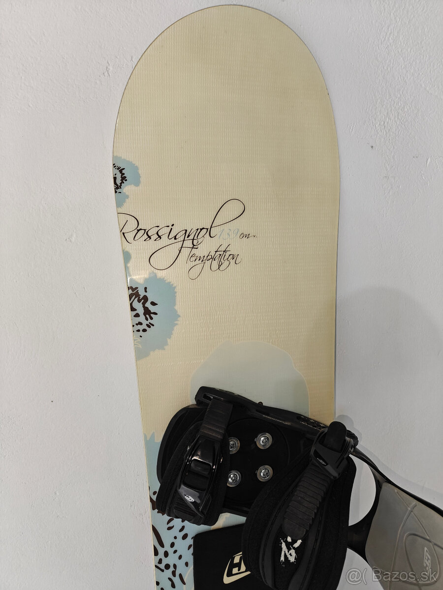 DÁMSKY SNOWBOARD ROSSIGNOL 139CM + TOPÁNKY BURTON v.39 - 9
