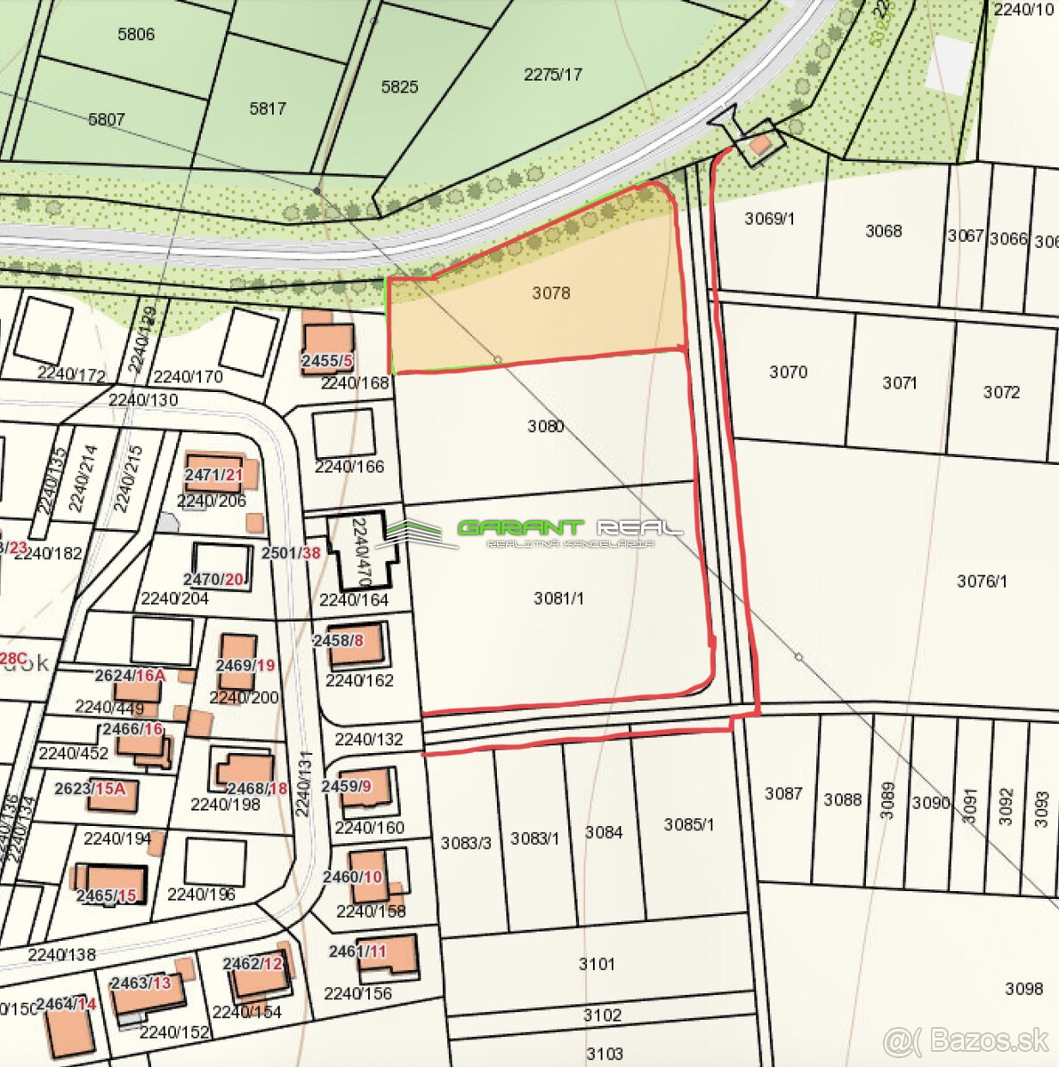 Predaj stavebné pozemky 525 m2, 546 m2, 1367 m2, Kanaš - 9
