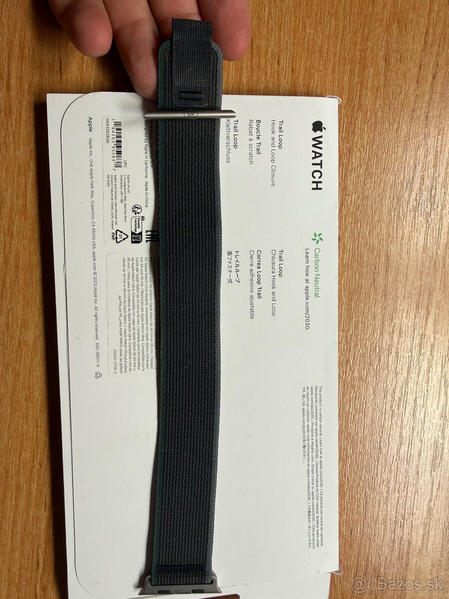 Apple Watch 49mm Blue/Black Trail Loop - S/M - 9