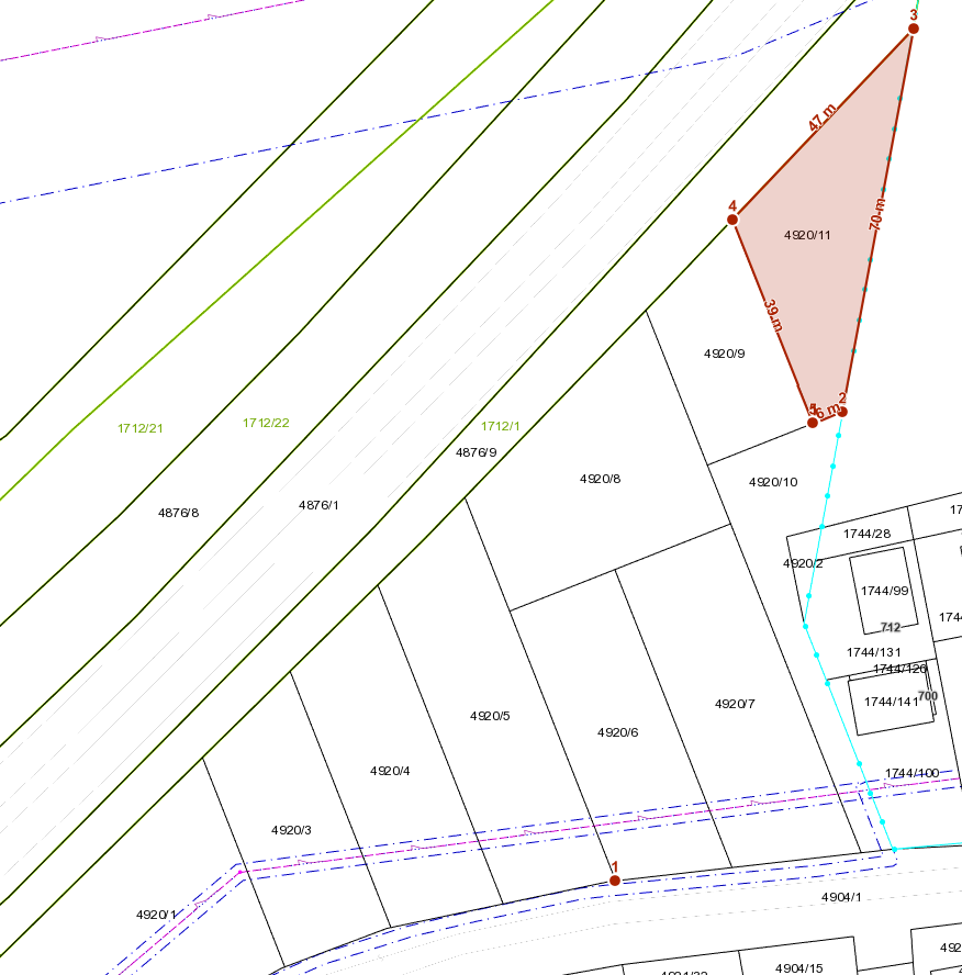 PREDAJ Stavebný pozemok, Zelená Voda, NMnV, 1006 m2 - 9
