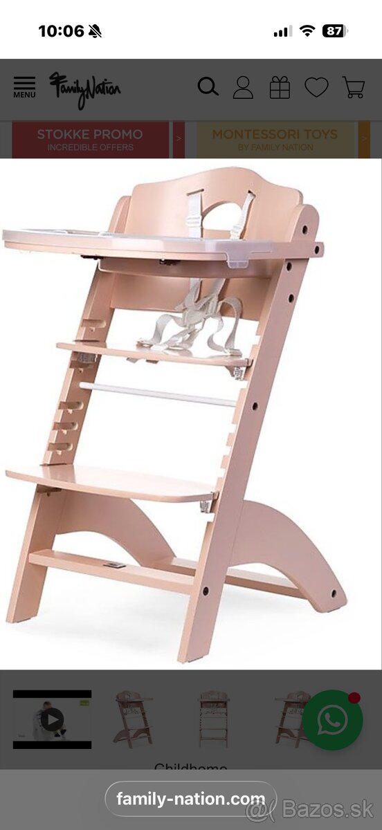 Detska stolicka Childhome - 9