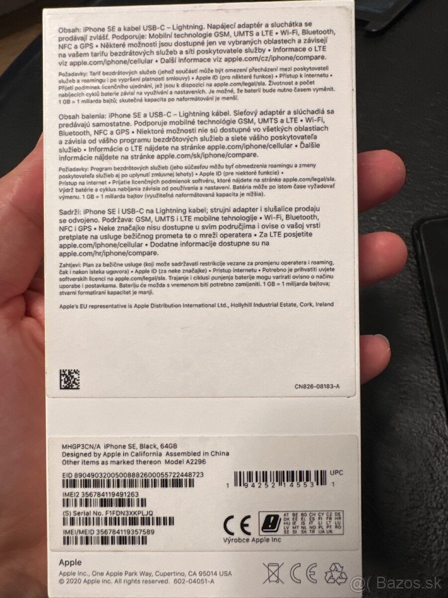 Apple iPhone SE 64GB Black 2022 - 9