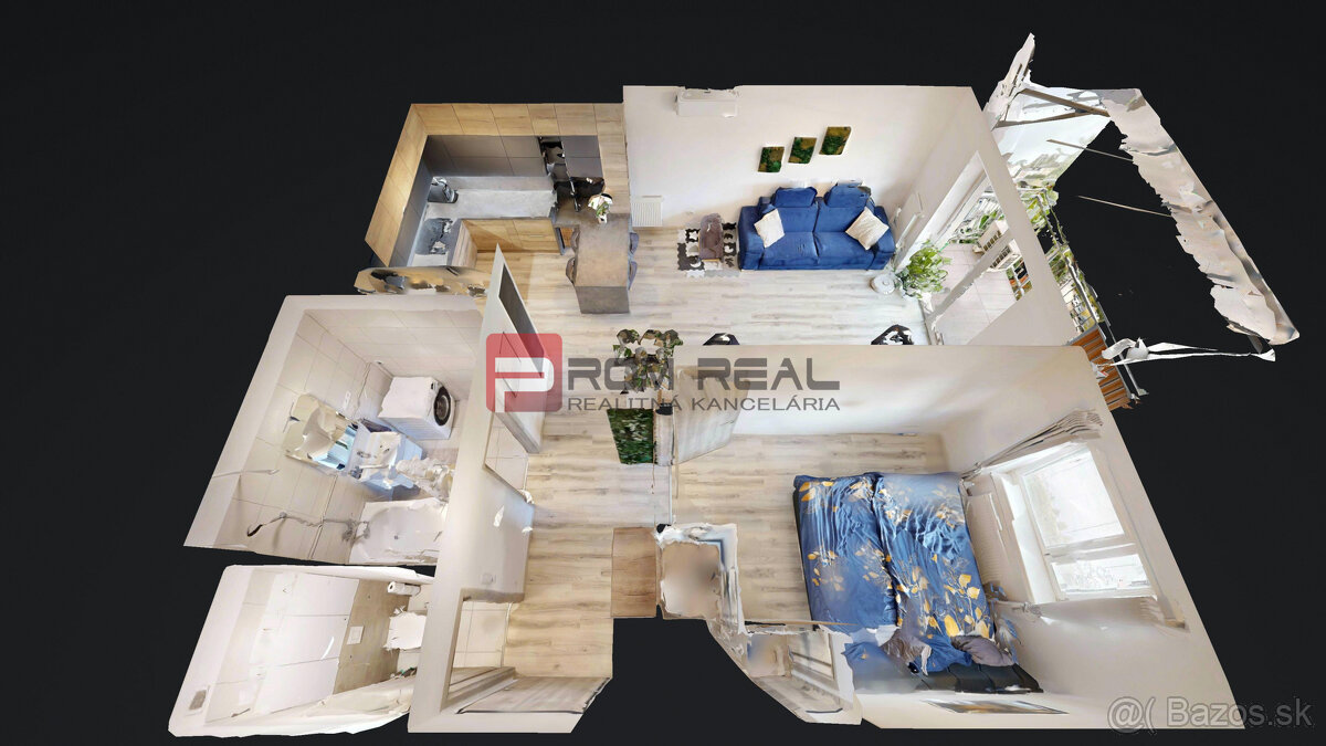 REZERVOVANÉ Na PREDAJ 2-izbový byt s balkónom v tehlovej no - 9