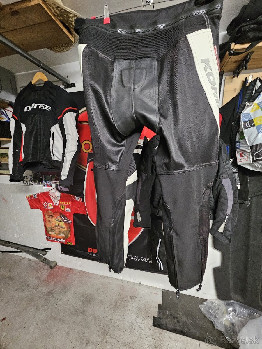 Textilné nohavice s kožou Komine L /52 - 9