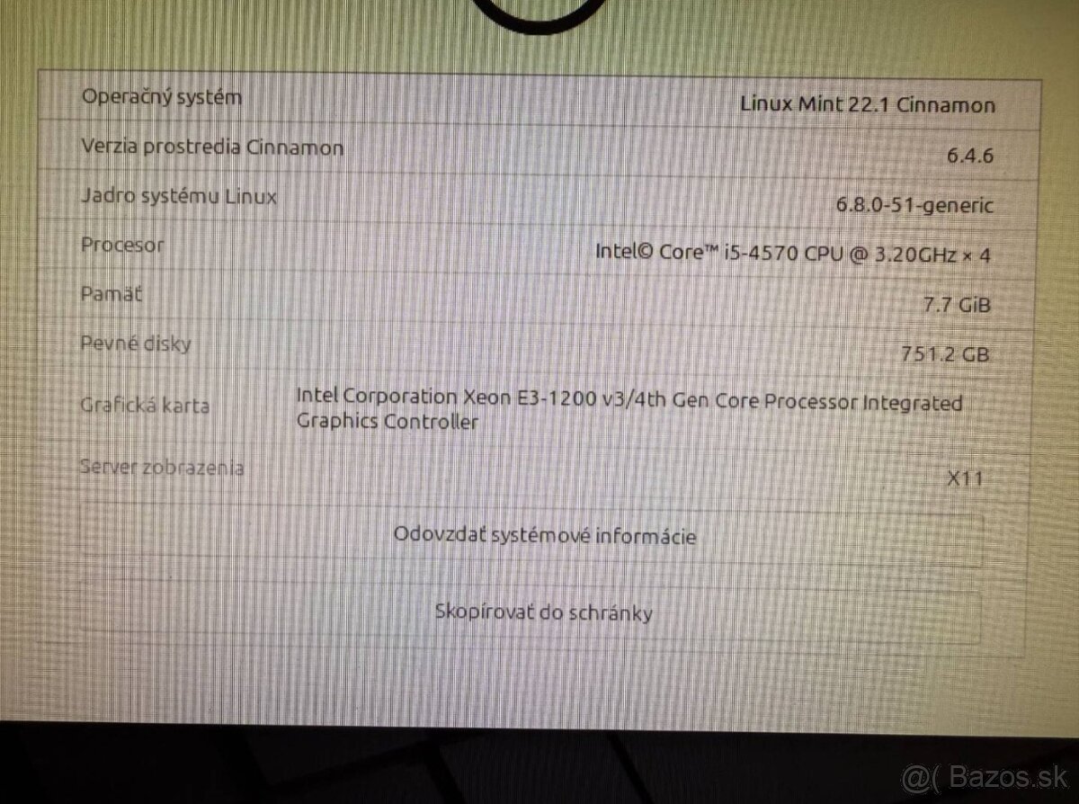 Počítač Dell OptiPlex 9020 – i5-4570 / LINUX MINT / 500G HDD - 9