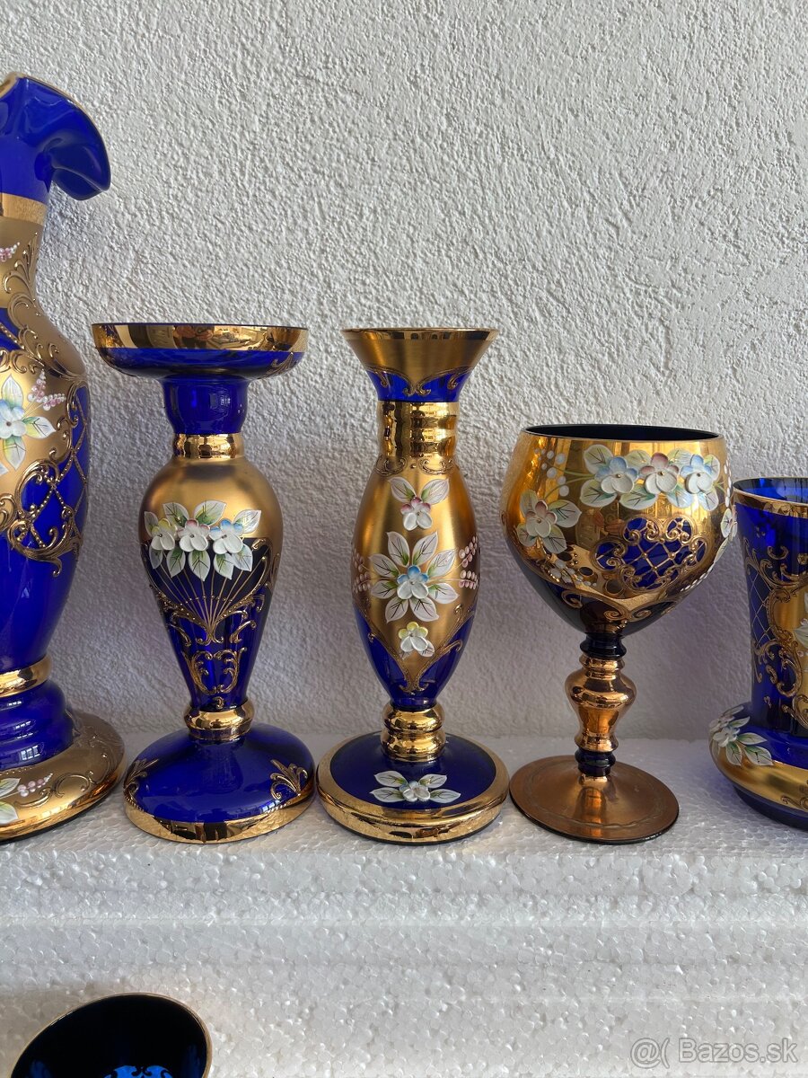 Borske novovorske modre sklo vysoky smalt - 9