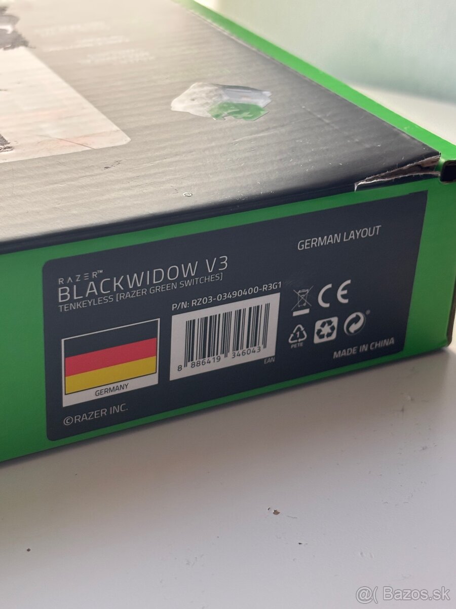 Razer Blackwidow V3 Tenkeyless, herná klávesnica - 9