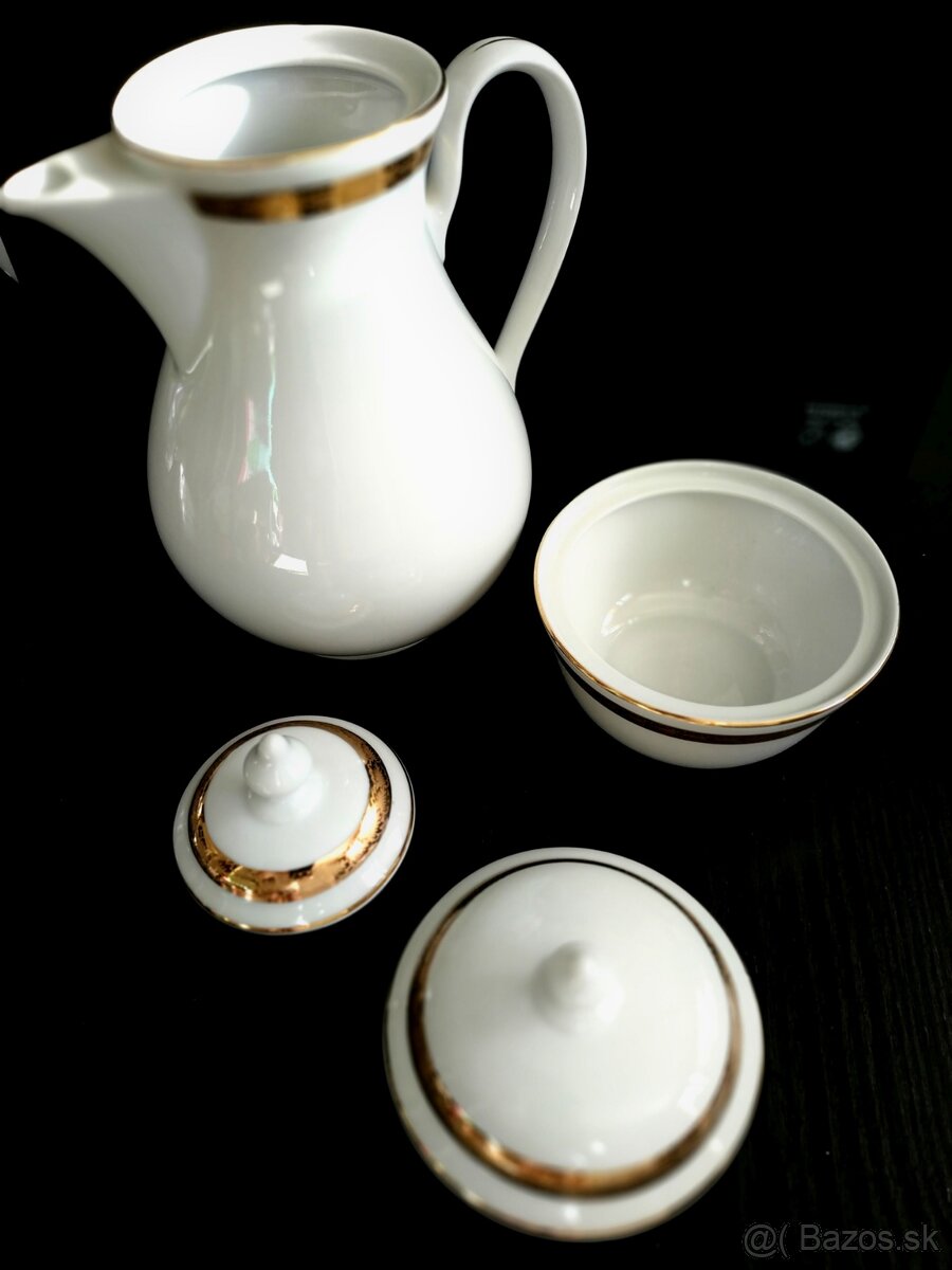 Luxusná čajová súprava z porcelánu, ČSSR - 9