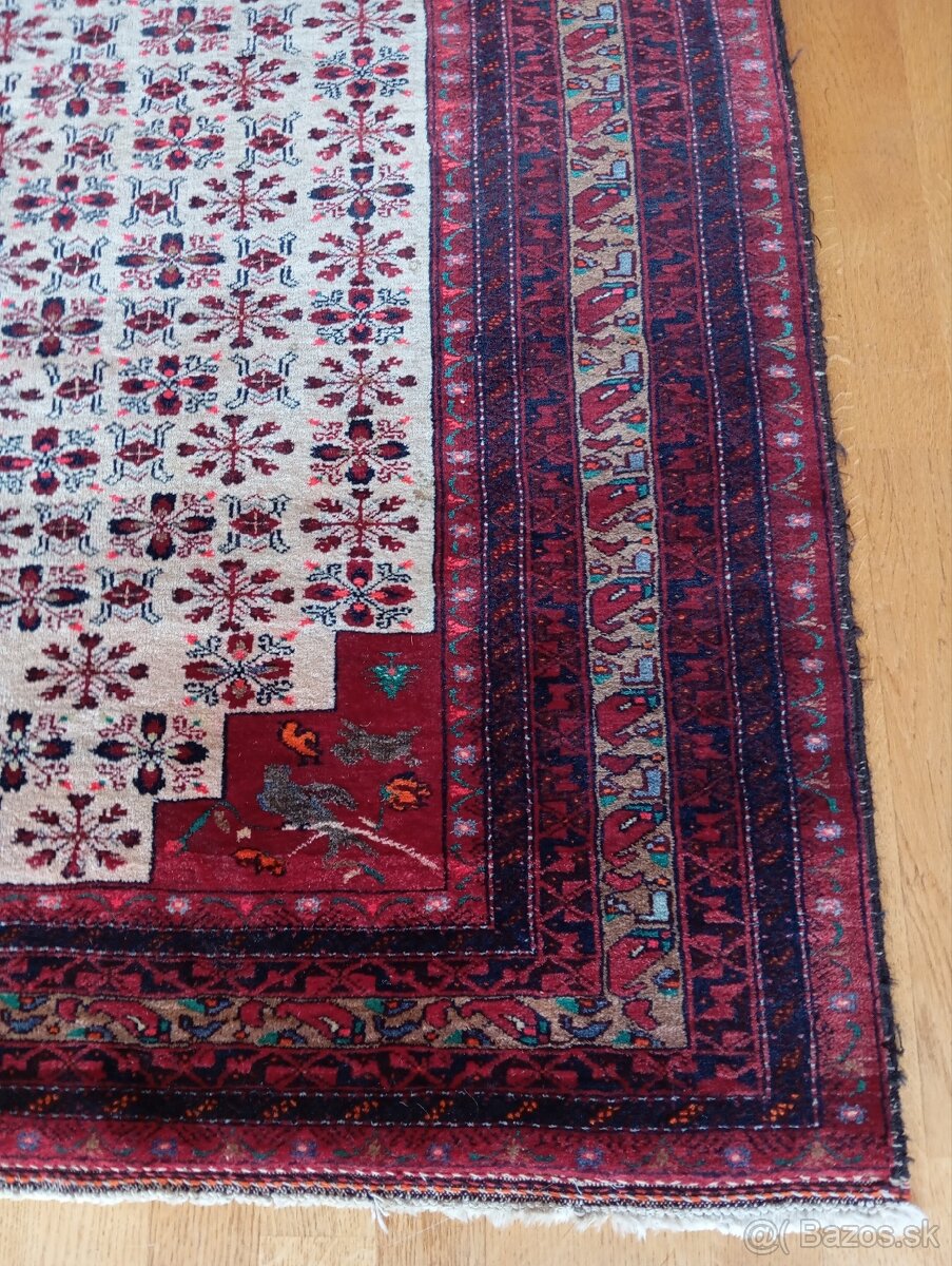 ⭐Hodvábny investičný ručne viazaný Kashmir 199x99 cm ⭐ - 9