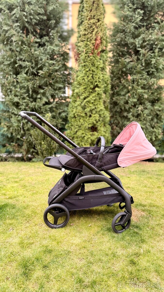 Bugaboo dragonfly s ružovou strechou - 9