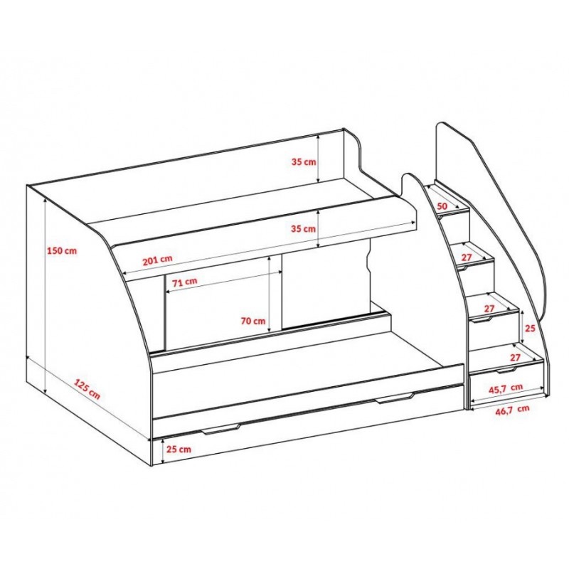Multifunkčná posteľ MARCINEK - 9