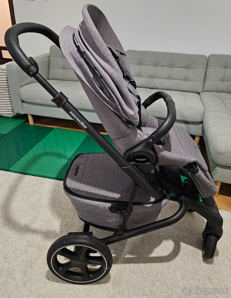 Kombinovaný kočík Easywalker Jimmey Iris Grey - 9