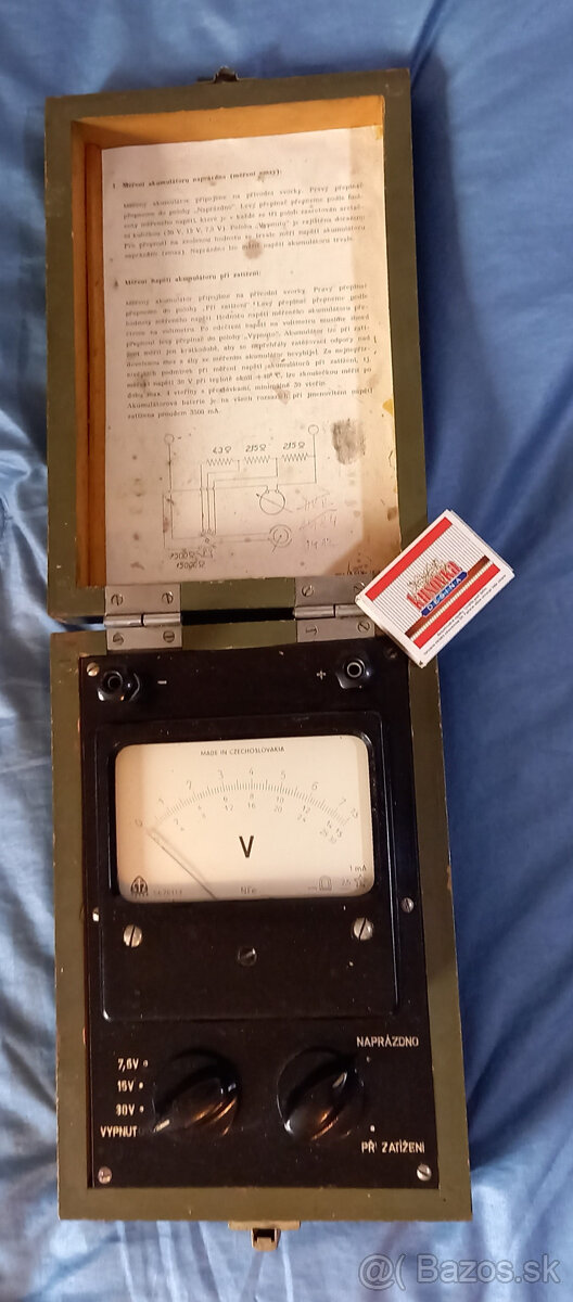 Predám RLC merač VEB DDR a zadarmo záťažový Voltmeter - 9