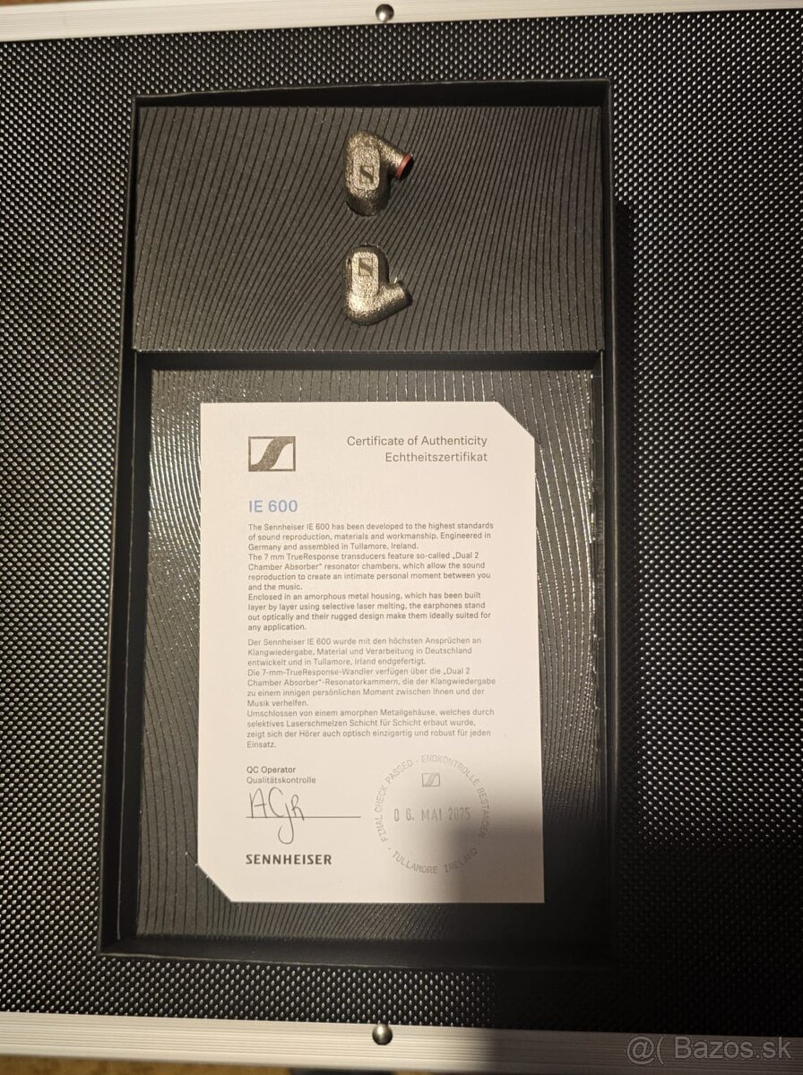 Slúchadla do uši Sennheiser IE600 - 9