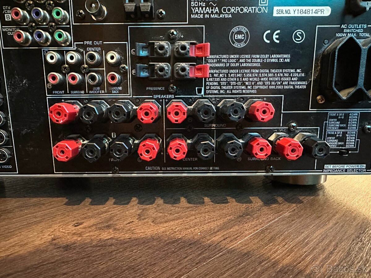 AV Receiver YAMAHA RX-V650 - 9