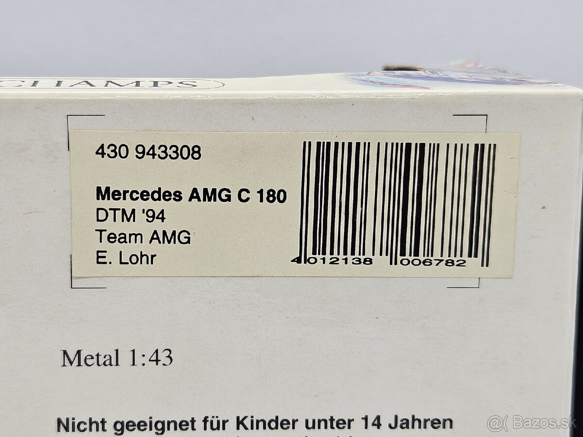 Minichamps 1:43 Mercedes C class DTM 1994 - 9