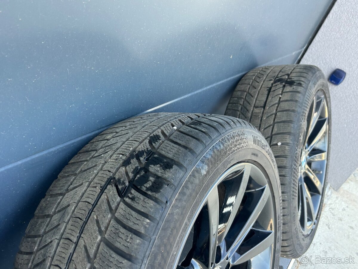 Originál BMW disky na zimných pneu 245/45 R18 Continental - 9