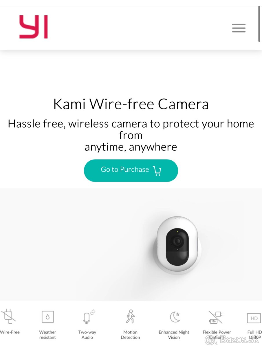 YI Kami cloud wifi kamera W101S camera kit - 9