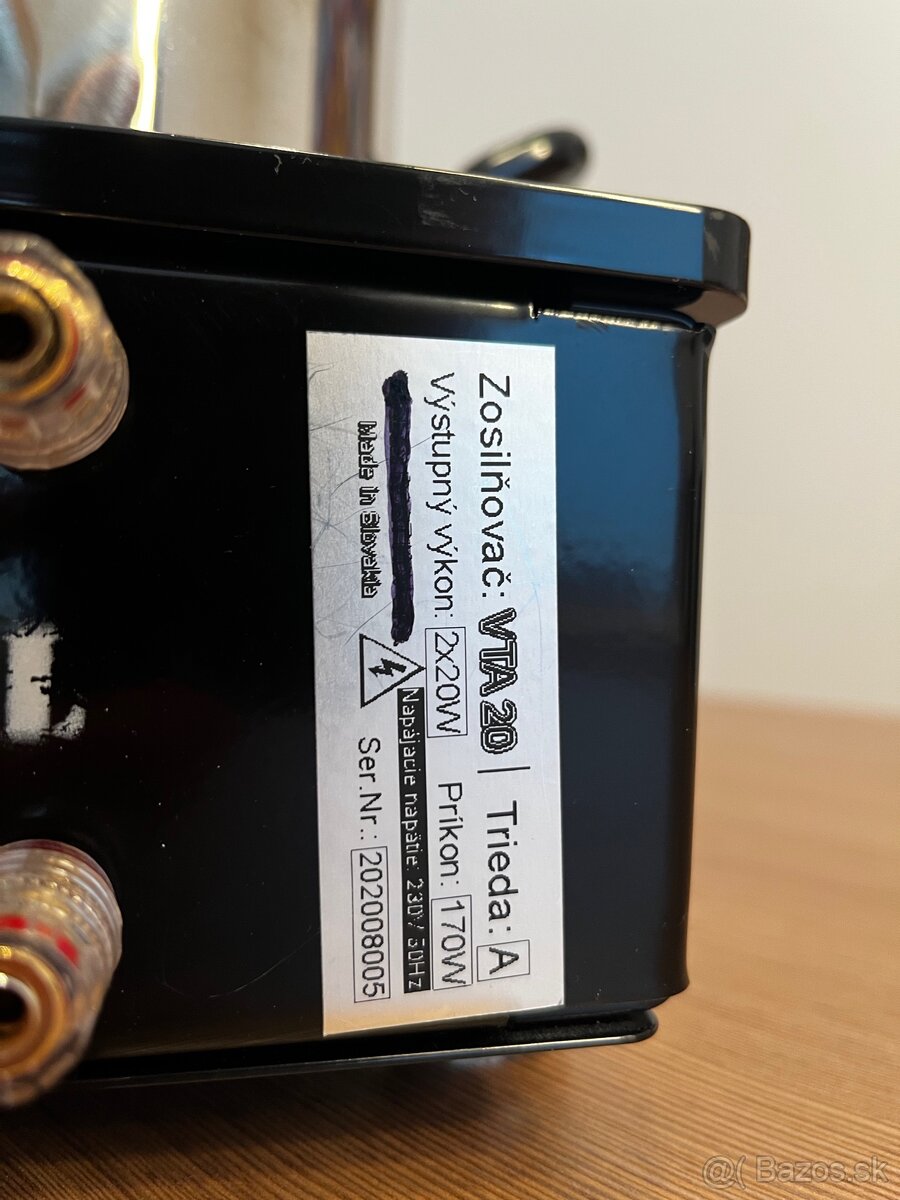 Predám lampový elektrónkový zos. VTA 20. - 9